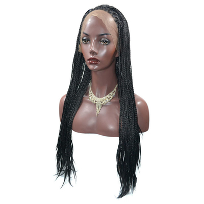 Long Synthetic Braid Hair with Good Reviews 0.2kg Lace Frontal Wigs Length Long