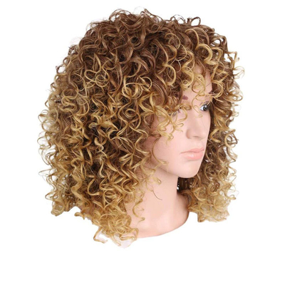 Affordable Full Lace Synthetic Hair Wigs with 150% Density and High Temperature Fiber