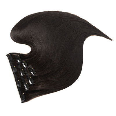 100% Human Hair Extensions Full Cuticle Double Drawn Real Raw Virgin Natural Remy Invisible Seamless Clip