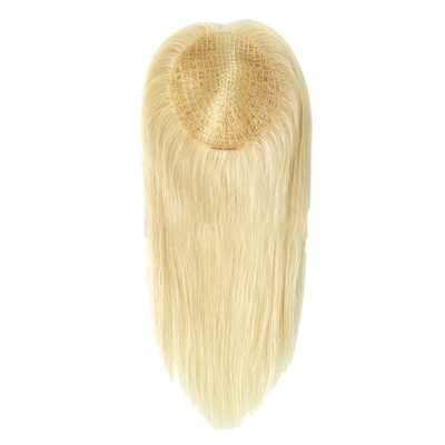 130% Toupee Density European Hair 613 Blonde Light Density Long Bondable Toppers for Women