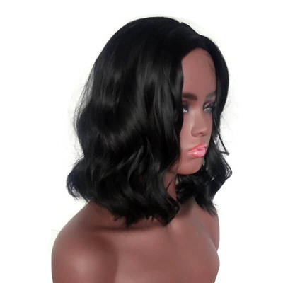 Direct Synthetic Human Hair Curly Wigs None Lace Wigs for Small/Large/Average Size