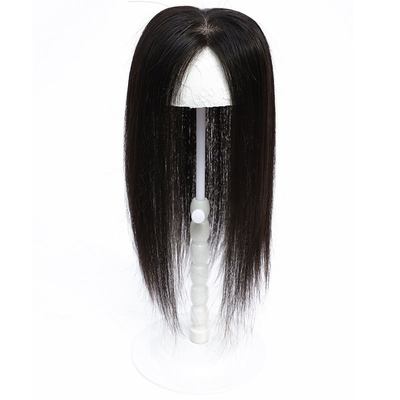 Full Hand Made Long Hair Toupee for Women in Natural Hair Color and Heavy Density