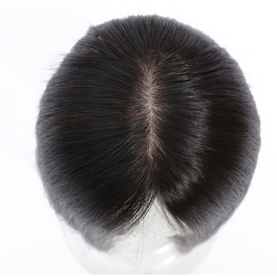 Full Hand Made Long Hair Toupee for Women in Natural Hair Color and Heavy Density