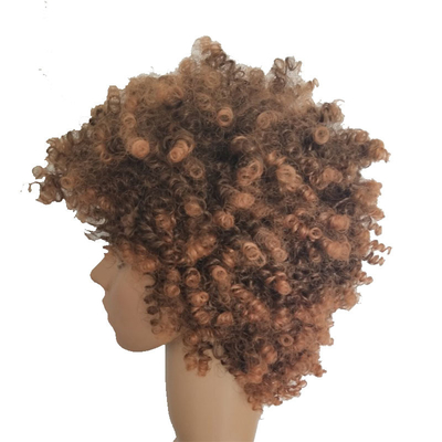 360 Lace Wig Machine Made Heat Resistant Synthetic Hair in Black and 30/33 Ombre