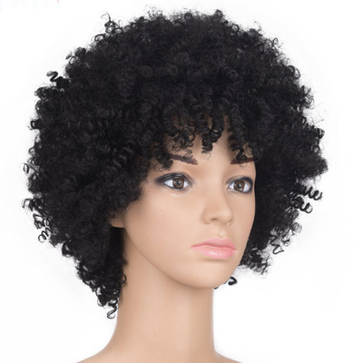 360 Lace Wig Machine Made Heat Resistant Synthetic Hair in Black and 30/33 Ombre