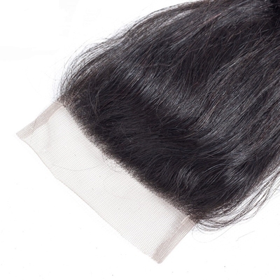 Human Hair Extension 4x4 Glueless Lace Closure Short Loose Wave Wig Remy Hair Grade