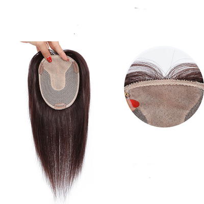 Straight 140% Toupee Density 100% Human Hair Long Hair For Women with Style