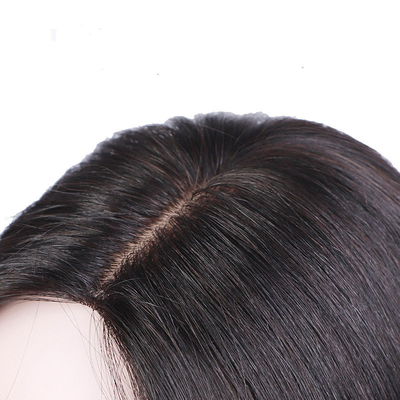 Straight 140% Toupee Density 100% Human Hair Long Hair For Women with Style