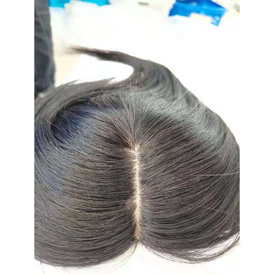Straight 140% Toupee Density 100% Human Hair Long Hair For Women with Style