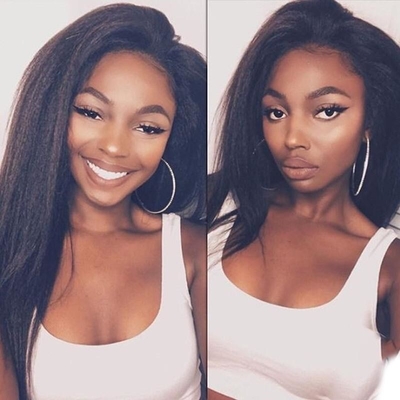 Longest Hair Ratio 55% Human Hair Swiss Lace Closure Wig with Soft and Shiny Advantage