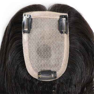Directly Supply Women's Toupee with Natural Black/Dark Brown Brazilian Hair at Good