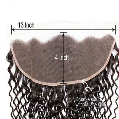 0.2KG Virgin Hair Extension Wig with Lace Front Closure and 100% Human Hair