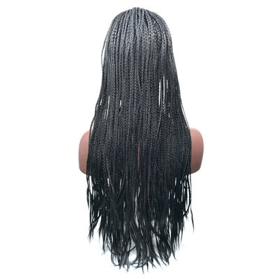 Long Synthetic Braid Hair with Good Reviews 0.2kg Lace Frontal Wigs Length Long