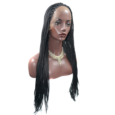 Long Synthetic Braid Hair with Good Reviews 0.2kg Lace Frontal Wigs Length Long