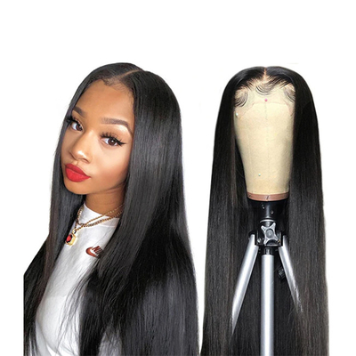 Long Human Hair Wigs with Light Brown Lace 360 Full Lace High Grade Fashion Design