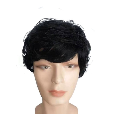 Best Prices Synthetic Hair Wig With Lace Front High Temperature Fiber Hair Color Black