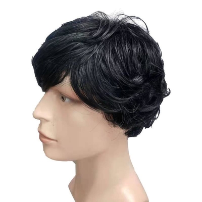 Best Prices Synthetic Hair Wig With Lace Front High Temperature Fiber Hair Color Black