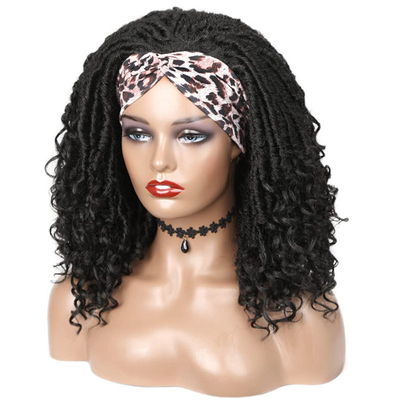 Other Style Headband Wigs with Synthetic Hair Blend and Budget-Friendly