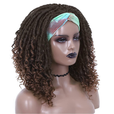 Other Style Headband Wigs with Synthetic Hair Blend and Budget-Friendly