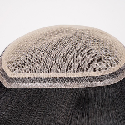Hair piece type straight 100%human hair Men Toupee with Thin Skin and Light Density