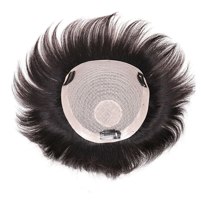 Half Man Made Processing Technic 2022 Fashionable Toupee For Men With Brazilian Hair