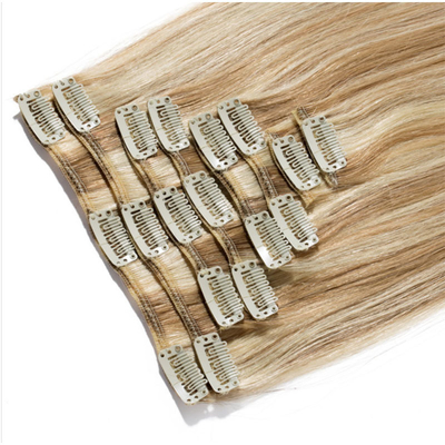 Effortless Style 100% Human Hair Seamless Clip In Extensions 0.2kg for B2B