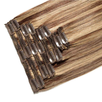 Effortlessly Blend Your Natural Hair with Fashionable Clip In Human Hair Extensions