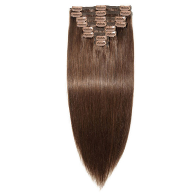 Experience the Advantage of Straight Human Hair Clip In Extensions Soft and Shiny