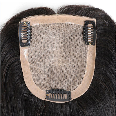 Manufacture 150% Density Real Human Hair Toupee for Women in Straight Style