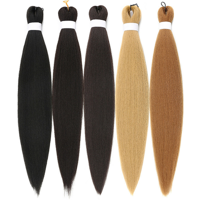 Synthetic Hair Fiber Braiding Hair Extension Pre Stretched 150%/180%/200%/250% Density
