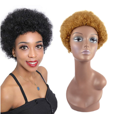 Upgrade Your Style with Our Short Afro Wig Full Cuticle 180% Density Curly Pixie Cut