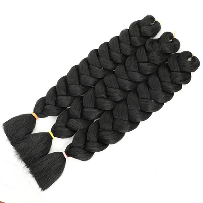 High Temperature Fiber Braiding Hair In Bulk 100% Real True Hair For Pre-Bonded Type NAIL
