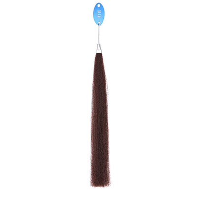 High Temperature Fiber Braiding Hair In Bulk 100% Real True Hair For Pre-Bonded Type NAIL