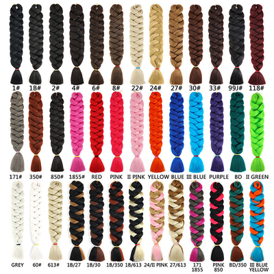 High Temperature Fiber Braiding Hair In Bulk 100% Real True Hair For Pre-Bonded Type NAIL