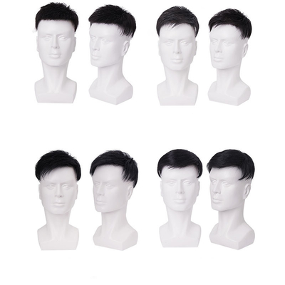 100% Virgin Human Hair Full Lace Toupee For Man With Mono Mesh And Lace Base Material