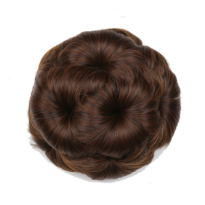 60% Longest Hair Ratio Synthetic Hair Braided Chignon for Natural Fashion in 2022