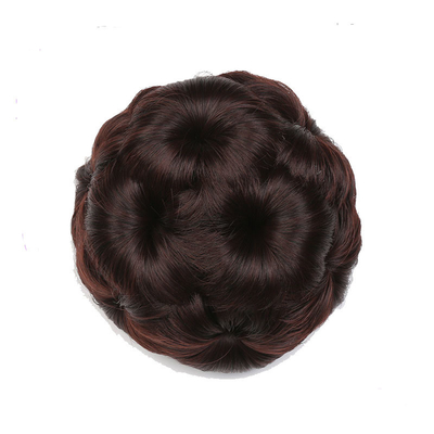 60% Longest Hair Ratio Synthetic Hair Braided Chignon for Natural Fashion in 2022
