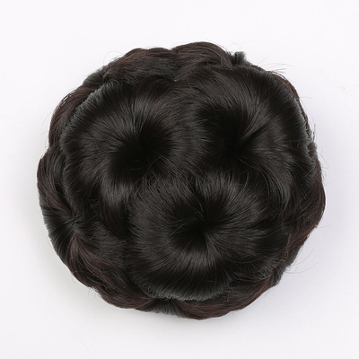 60% Longest Hair Ratio Synthetic Hair Braided Chignon for Natural Fashion in 2022