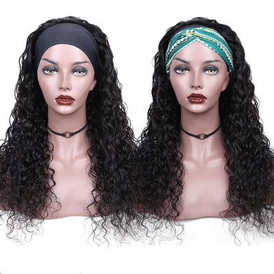 100% Human Hair Headband Wig Lace Front Wigs for Your Requirements