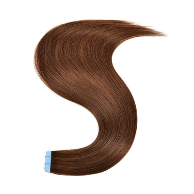 Double Drawn Invisible Skin Weft Seamless Remy Russian Human Hair Tape In Extensions