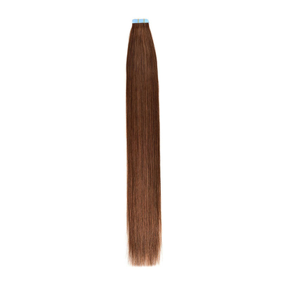 Double Drawn Invisible Skin Weft Seamless Remy Russian Human Hair Tape In Extensions
