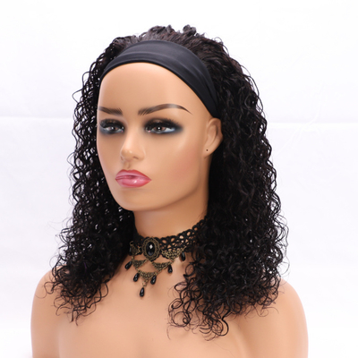 High Grade Human Hair Headband Wig Grip Suitable for ALL COLORS Dying Length 8-16inch