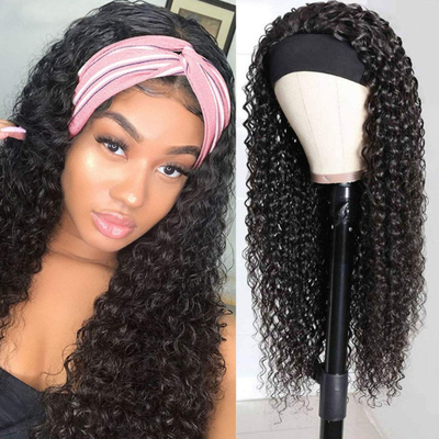 High Grade Human Hair Headband Wig Grip Suitable for ALL COLORS Dying Length 8-16inch