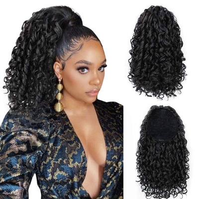 Curly Ponytail Extension Colorful Long Ponytail with Latest Design and Reasonable