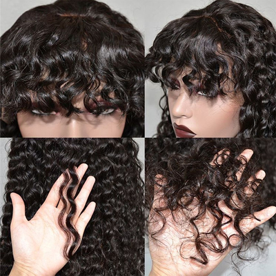 Natural Human Hair Good-Looking Lace Wigs with Swiss Lace Material and Virgin Hair