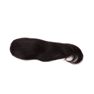 Remy Hair Brazilian Human Hair Ponytail Extension with Cuticle Aligned Hook And Loop
