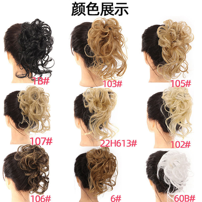 Lightweight Synthetic Hair Braided Chignon for Standards 0.02kg Longest hair ratio 50%