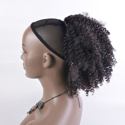 Longest Hair Ratio 50% Synthetic Hair Braided Chignon for Rubber Band Attachment