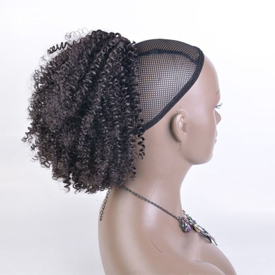 Longest Hair Ratio 50% Synthetic Hair Braided Chignon for Rubber Band Attachment