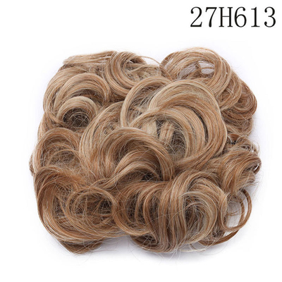 High Temperature Fiber Synthetic Chignon Hair Extensions with Heat Resistant Advantage